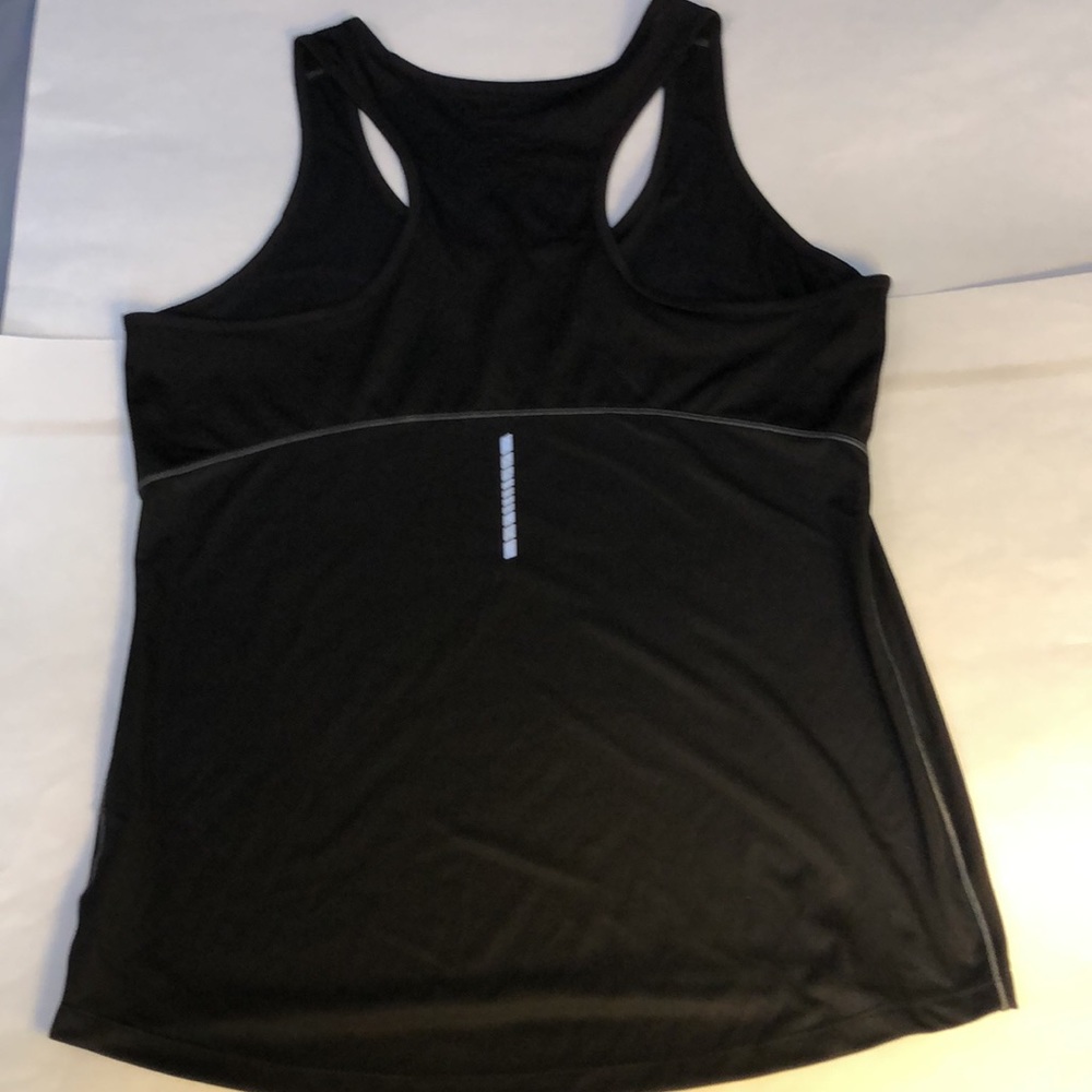 Two (2) L.L. Bean Women’s Racerback Tank Top Exercise Shirt - size L - Picture 3 of 7